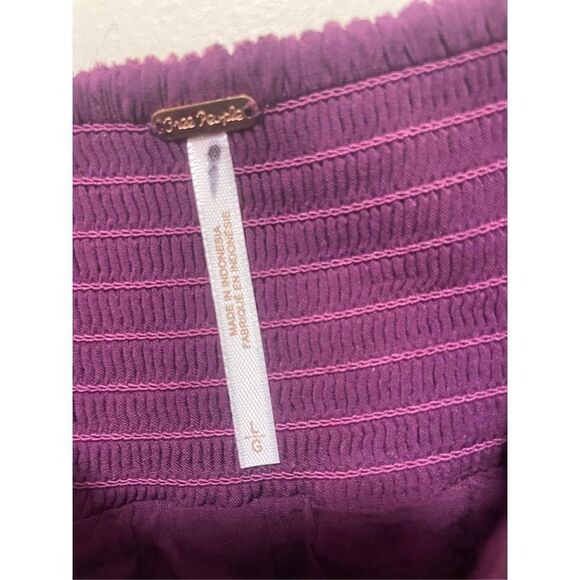 Free People Tie A Bow Mini Dress Size L - Picture 7 of 7